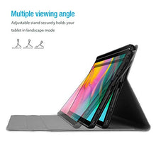Carica l'immagine nel visualizzatore di Gallery, ProCase Custodia Tastiera per Galaxy Tab A 10.1 2019(SM-T510 T515 Nero