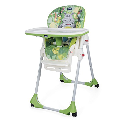 Chicco Polly Easy Seggiolone, Happy Jungle - Ilgrandebazar