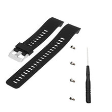 Carica l'immagine nel visualizzatore di Gallery, Meiruo Polsino Cinturini per Garmin Forerunner 35 Watch Nero