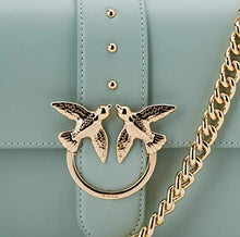 Carica l'immagine nel visualizzatore di Gallery, Pinko Love Classic Simply C Vitello, Borsa a Tracolla Verde (Verde Cammeo)