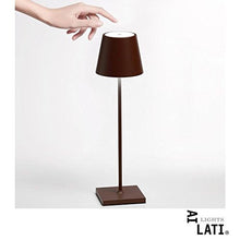 Carica l&#39;immagine nel visualizzatore di Gallery, Ai Lati POLDINA Lampada da Tavolo LED 2W 3000K Ricaricabile IP54 Esterno... - Ilgrandebazar