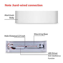 Carica l&#39;immagine nel visualizzatore di Gallery, OOWOLF LED Lampada da Parete Interno 12W 1200LM, Applique Interno... - Ilgrandebazar