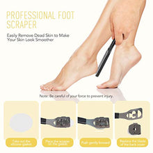 Carica l'immagine nel visualizzatore di Gallery, AGPTEK Kit Pedicure Professionale da 18 Pezzi Lime in Acciaio Inossidabile...