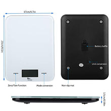 Carica l&#39;immagine nel visualizzatore di Gallery, Bilancia da Cucina, 10Kg/1g Elettronica Digitale Alta Precisione...