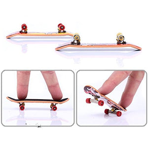 Sipobuy Mini Tastiera, 4 Professional Pack di skateboard dito per Tech 4pcs