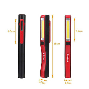 Linkax Lampada da lavoro Ricaricabile Lampade di ispezione Torcia LED COB... - Ilgrandebazar