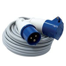 Carica l'immagine nel visualizzatore di Gallery, Electraline 46148 Prolunga industriale 20 mt presa IEC spina 20 M