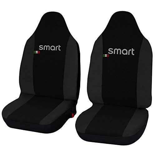 Lupex Shop Smart.2s_N.Gs Coprisedili per smart fortwo 2a, Nero/Grigio Scuro - Ilgrandebazar