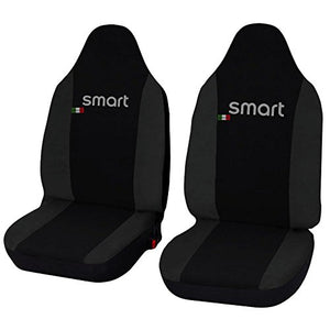Lupex Shop Smart.2s_N.Gs Coprisedili per smart fortwo 2a, Nero/Grigio Scuro - Ilgrandebazar