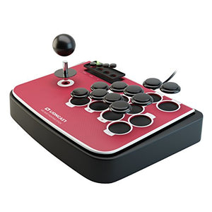 Lioncast Controller Joystick per Combattimento Arcade Rosso - PC, PS2, PS3