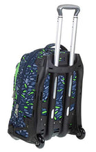 Carica l&#39;immagine nel visualizzatore di Gallery, Trolley Tech Invicta Art, 34 Lt, Blu, 2 in 1 Zaino sganciabile, Scuola &amp;...