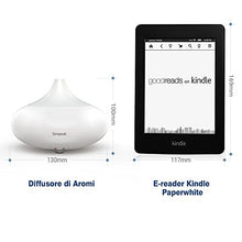 Carica l&#39;immagine nel visualizzatore di Gallery, Simpeak 100 ML Diffusore di Aroma ad Ultrasuoni Umidificatore Luce Bianco