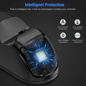 BEBONCOOL PS4 Controller Charger con LED Cavo USB Doppia Stazione di...