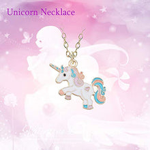 Carica l'immagine nel visualizzatore di Gallery, BigNoseDeer Collana per Bambini Unicorno Ragazze Rainbow Cloud Gioielli... - Ilgrandebazar