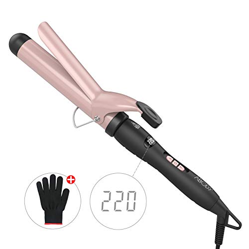 Abody Ferro Arricciacapelli 32mm, Arriccia Capelli Professionale in Oro rosa - Ilgrandebazar