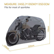 Carica l&#39;immagine nel visualizzatore di Gallery, IZUKU Telo Coprimoto Impermeabile Universale，Teli per Moto Motorino... - Ilgrandebazar