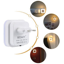 Carica l&#39;immagine nel visualizzatore di Gallery, SOAIY 2 Pezzi Luce notturna led Sensore di Movimento da Calda - Ilgrandebazar
