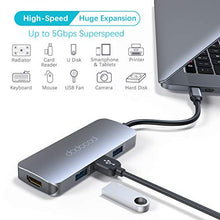Carica l'immagine nel visualizzatore di Gallery, dodocool HUB USB C, Adattatore 7 in 1 C con 4K HDMI, USB-C 100W PD, 3...