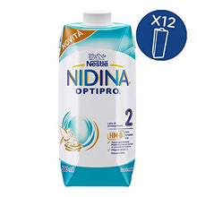 Carica l&#39;immagine nel visualizzatore di Gallery, Nestlé Nidina OPTIPRO 2 HM;O da 6 Mesi Latte di Proseguimento Liquido; 12...