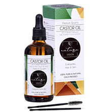 Carica l&#39;immagine nel visualizzatore di Gallery, Olio di Ricino 100ml, Bottiglia vetro, 100% Puro Spremuto a Freddo,...