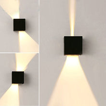 Carica l&#39;immagine nel visualizzatore di Gallery, 12W Lampade da Parete per Esterno / Interni Led, Applique Nero - Ilgrandebazar