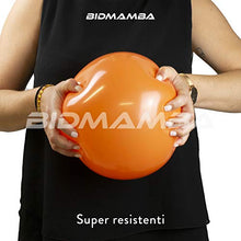 Carica l&#39;immagine nel visualizzatore di Gallery, BidMamba 100 Palloncini Compleanno Decorazioni Feste Happy Birthday Addobbi per Feste di Compleanno Bambina Bambini Matrimonio Baby Shower Decorazioni Compleanno Gonfiabili con Bombola Elio