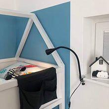 Carica l&#39;immagine nel visualizzatore di Gallery, Lampada LED da tavolo con morsetto dimmerabile, include lampadina 5W Nero - Ilgrandebazar