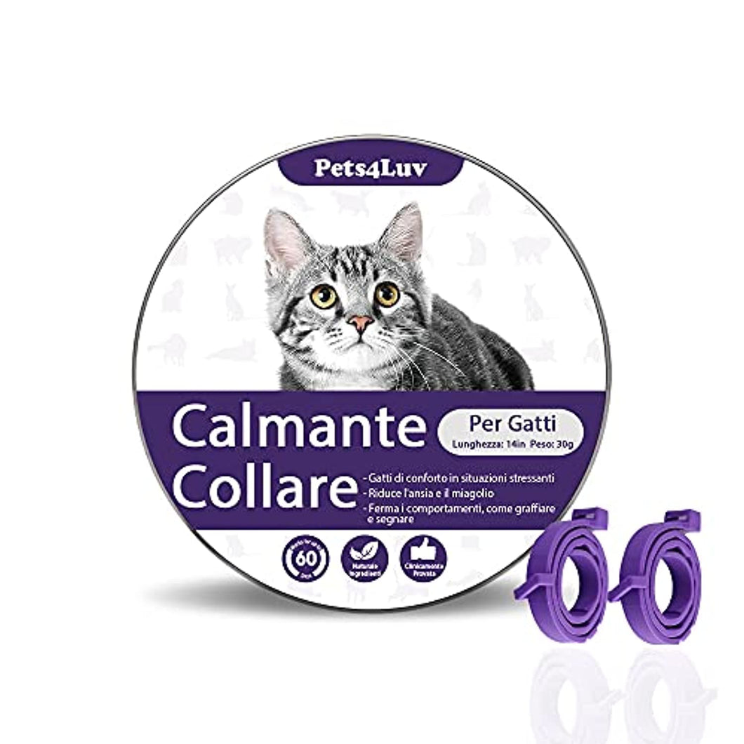 Pets4Luv Collare calmante per Gatti - Collari calmanti ai feromoni, An –