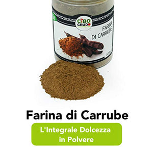 CiboCrudo Farina di Carrube Bio Cruda, Raw Organic - 500gr - 500 g