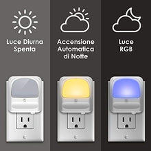 Carica l&#39;immagine nel visualizzatore di Gallery, Luce Notturna LED Bambini,Luci da Presa con Sensore 2 Pezzi - Ilgrandebazar