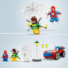Carica l&#39;immagine nel visualizzatore di Gallery, LEGO 10789 Marvel L’Auto di Spider-Man e Doc Ock, Giocattolo di Spidey e i Suoi Fantastici Amici, Giochi per Bambini dai 4 Anni con Mattoncini Fosforescenti