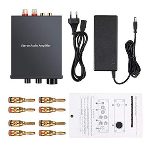 Proster 50W Amplificatore Audio Stereo con Alimentatore Mini HiFi Amp 2...