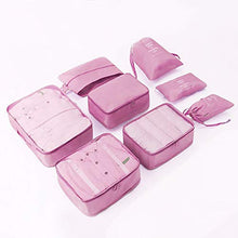 Carica l'immagine nel visualizzatore di Gallery, DoGeek - 7pack Organizer Valigia Cubi Organizzatori 8 Pcs Rosa