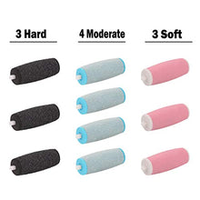 Carica l'immagine nel visualizzatore di Gallery, Conpro [10 Pezzi] Pedicure Elettrico Ricambi, 3 Tipi di Rugosità, Pietra... - Ilgrandebazar