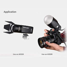 Carica l&#39;immagine nel visualizzatore di Gallery, Godox AK-R1 Dome Diffusore Kit di Accessori per V1 Flash Anello...