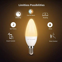 Carica l&#39;immagine nel visualizzatore di Gallery, LE Alexa E14 LED Lampadina WiFi, 4.5W (=40W), Bianco Caldo e Freddo (2700K -...