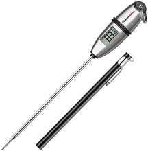 Carica l'immagine nel visualizzatore di Gallery, ThermoPro TP02S Termometro da Cucina Digitale a Lettura Istantanea con 5.35" Sonda Lunga e Display LCD per BBQ Carne Barbecue Vino Latte Olio Dolci Alimenti Griglia Acqua