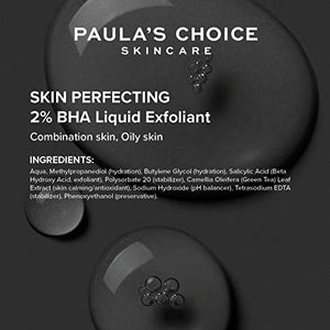 Paula's Choice SKIN PERFECTING 2% BHA Esfoliante Liquido - Peeling Viso Combatte i Brufoli, i Pori Dilatati e i Punti Neri - con Acido Salicilico - Pelli Miste o Grasse - Formato da Viaggio - 30 ml