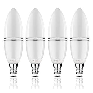 Yiizon LED E14 12W lampadine a candela, 100W equivalenti a Bianca Calda - Ilgrandebazar