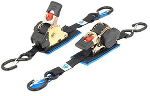valonic cinghie di fissaggio automatico | con gancio | cricchetto | Nero
