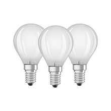 Carica l&#39;immagine nel visualizzatore di Gallery, Osram BASE CLAS P Lampada LED E14, 4.5 W, Luce calda, 3 Lamp [Classe di... - Ilgrandebazar