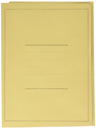 Pigna Eco Cartella con Stampa, Confezione da 50 Pezzi , colore GIALLO