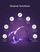 Carica l'immagine nel visualizzatore di Gallery, TECKIN Alexa Striscia di luci LED intelligente, 5 metri SMD 5050 RGB LED,... - Ilgrandebazar