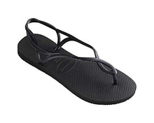 Carica l&#39;immagine nel visualizzatore di Gallery, Havaianas Luna, Sandali Donna 39/40 EU, Nero Black 0090