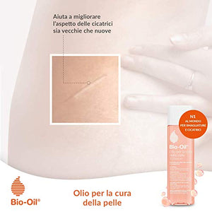Bio-Oil Olio Trattamento per la Pelle con Azione Idratante Cicatrizzante e Anti Smagliature, Nasconde le Cicatrici, le Smagliature e gli Inestetismi della Pelle, 125 ml