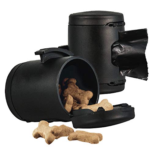 FLEXI Pratico Contenitore per Snack, Nero