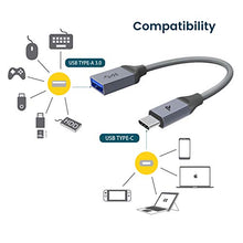 Carica l'immagine nel visualizzatore di Gallery, RAMPOW Adattatore USB C 3.0 [OTG - 2 Pezzi] Cavo Tipo C a A,...