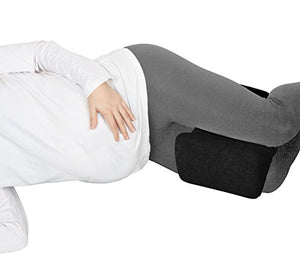 bonmedico Cuscino Ergonomico per Ginocchio e Gambe, in Memory Nero - Ilgrandebazar