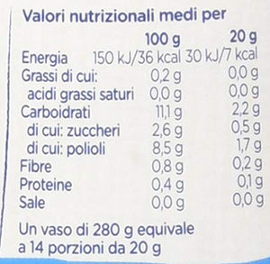 Hero Light Confettura Fragola senza zuccheri aggiunti - 1 Confezione da 8...