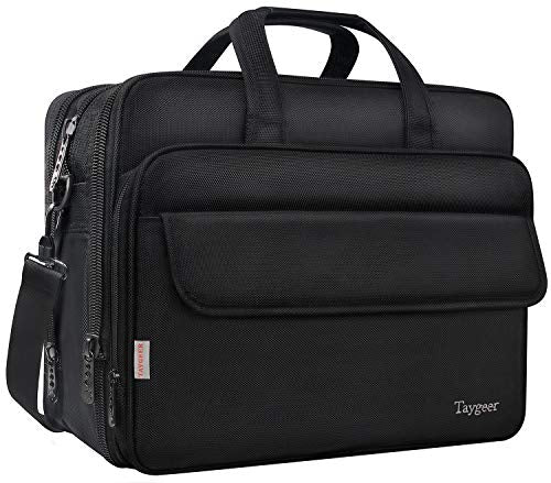 Taygeer Borsa da 17 pollici per laptop, borsa Messenger espandibile per...